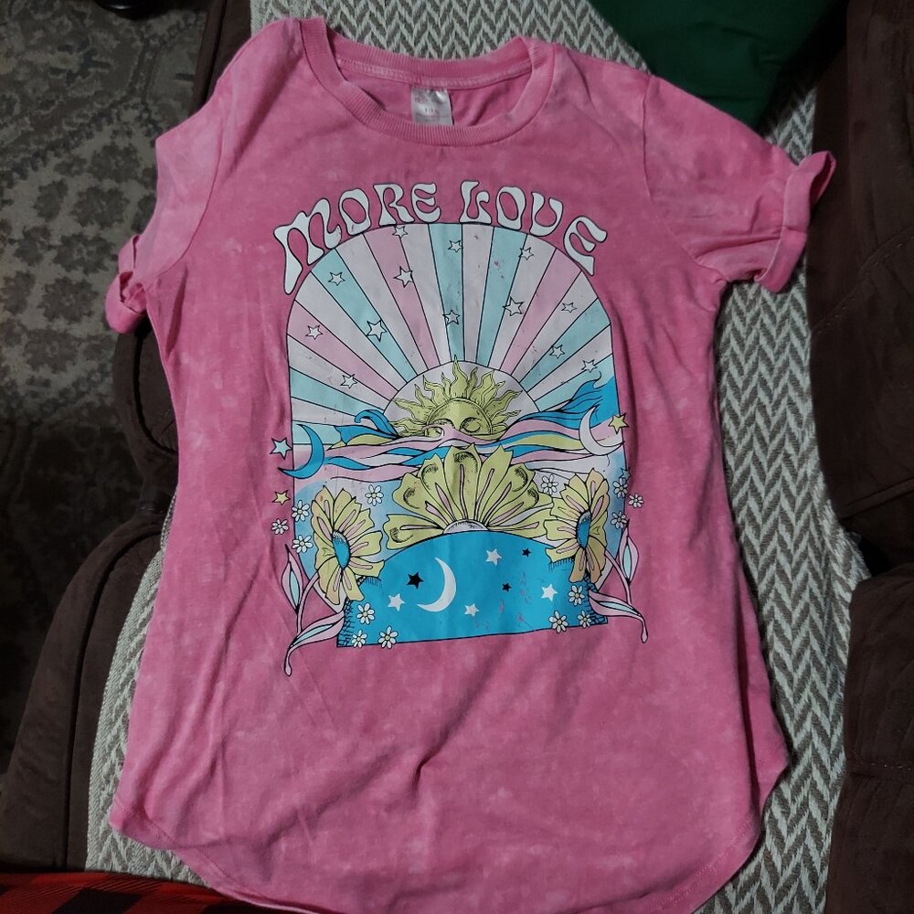 Pink Short Sleeve Size 3-5 Small